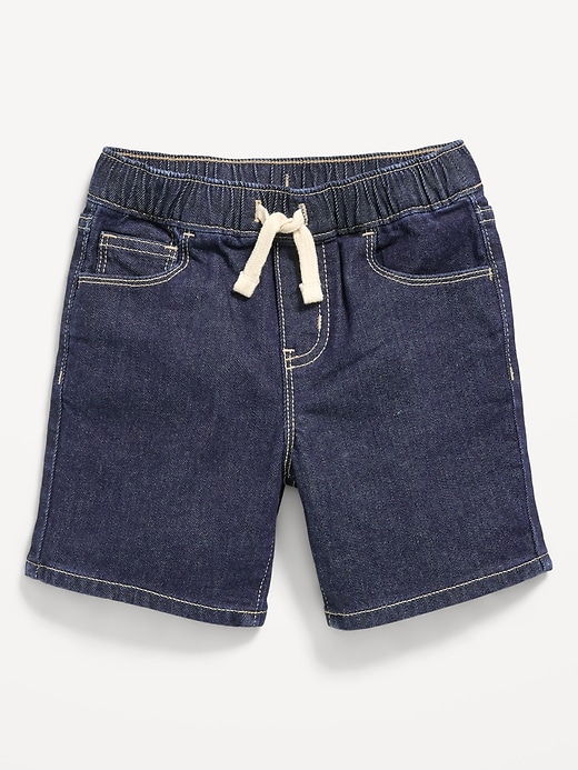 Image number 1 showing, Pull-On Jean Shorts for Toddler Boys