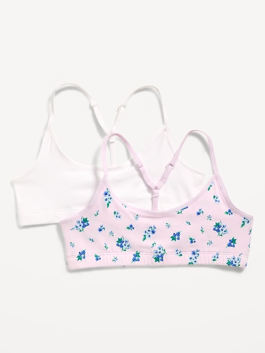 Image number 1 showing, Racerback Cami Bra 2-Pack for Girls