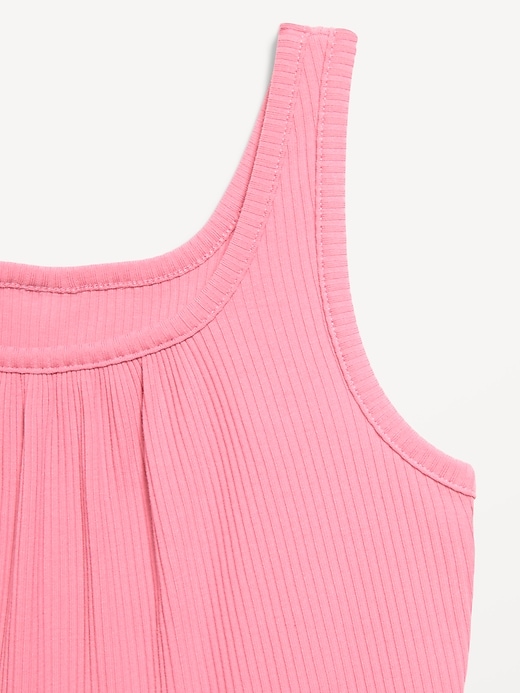 Image number 2 showing, Sleeveless Ribbed Fit and Flare Dress for Girls