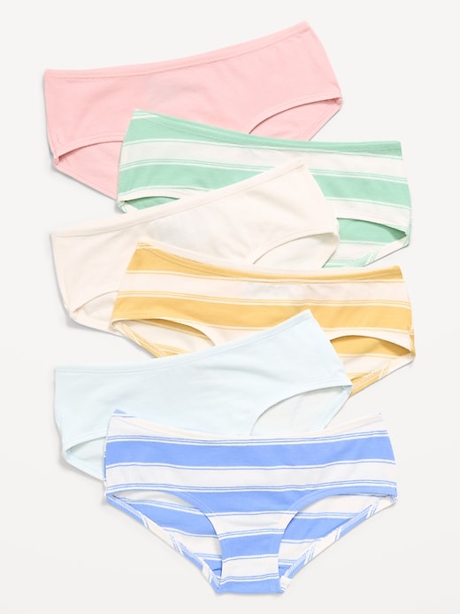 Image number 1 showing, Hipster Underwear 6-Pack for Girls