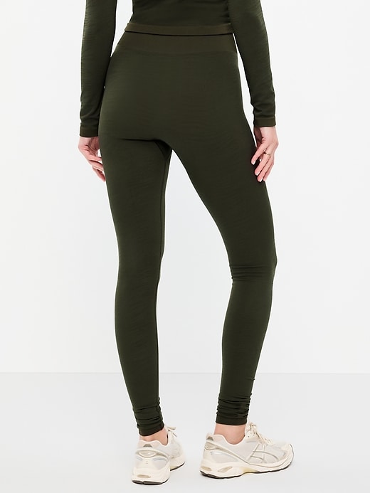 Image number 2 showing, High-Waisted Jacquard Leggings