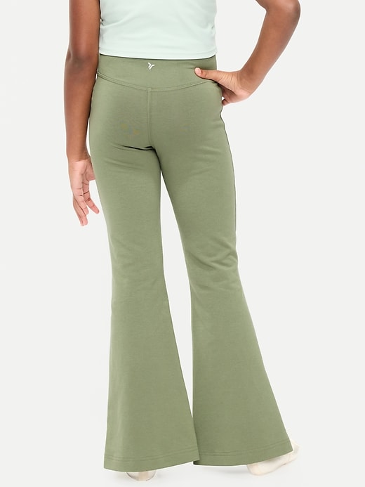 Image number 2 showing, High-Waisted PowerChill Flare Leggings for Girls