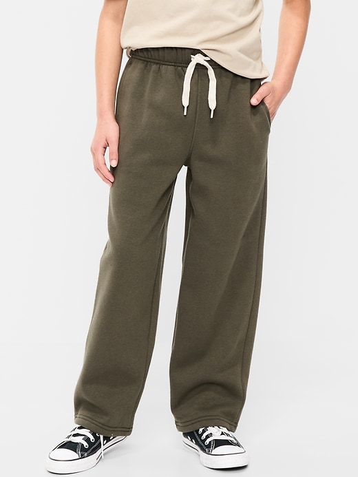 Image number 1 showing, Straight Fleece Sweatpants for Boys