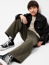 Image number 3 showing, Straight Fleece Sweatpants for Boys