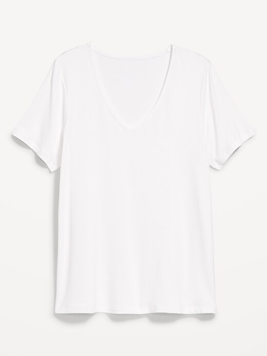 Image number 1 showing, Luxe V-Neck T-Shirt
