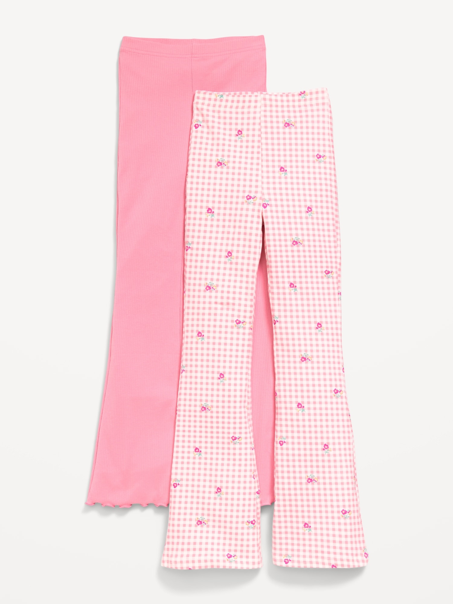 High-Waisted Flare Leggings 2-Pack for Girls