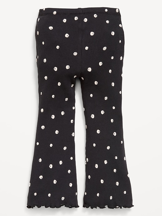 Image number 3 showing, Ribbed Flare Leggings for Toddler Girls