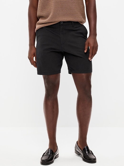 Image number 2 showing, Slim Built-In Flex Rotation Chino Shorts -- 8-inch inseam