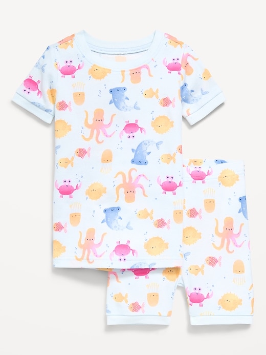 Image number 1 showing, Printed Snug-Fit Pajama Set for Toddler & Baby