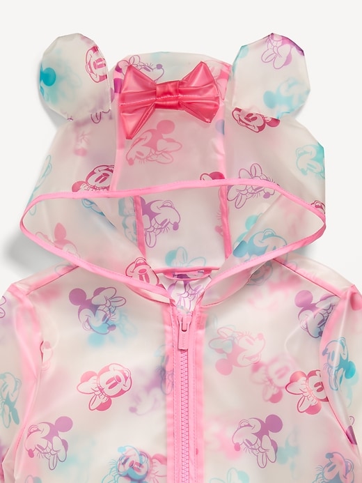 Image number 3 showing, Disney© Minnie Mouse Clear Rain Jacket for Toddler Girls