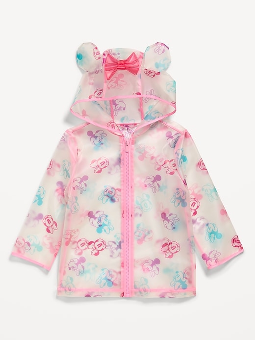 Image number 1 showing, Disney© Minnie Mouse Clear Rain Jacket for Toddler Girls
