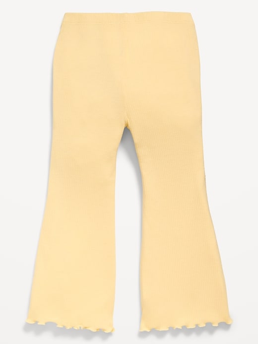 Image number 2 showing, Ribbed Side-Stripe Flare-Leg Leggings for Toddler Girls