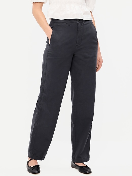 Image number 2 showing, High-Waisted OGC Chino Full Length Straight Pants