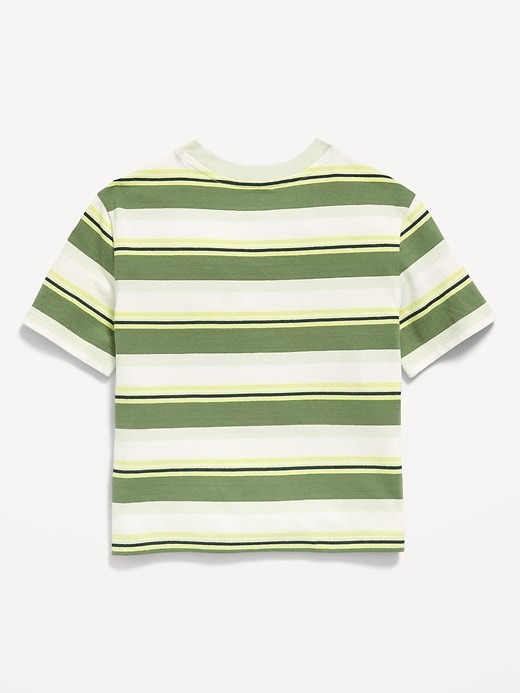 Image number 2 showing, Oversized Short-Sleeve Utility Pocket T-Shirt for Toddler Boys