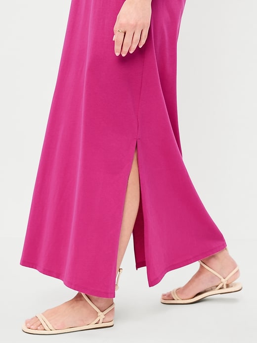 Image number 6 showing, Vintage Crew-Neck Maxi Dress