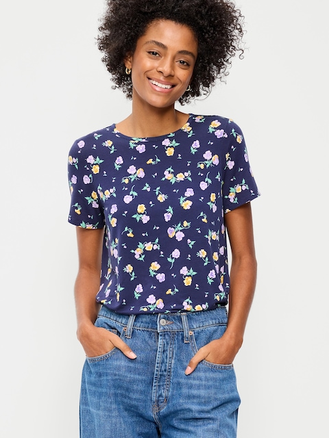 T-SHIRT RAS DU COU LUXUEUX