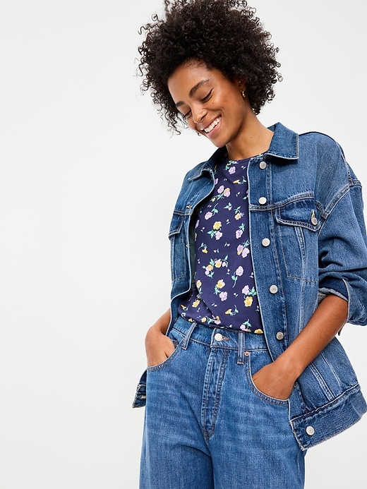 L'image numéro 3 présente T-shirt ras du cou luxueux