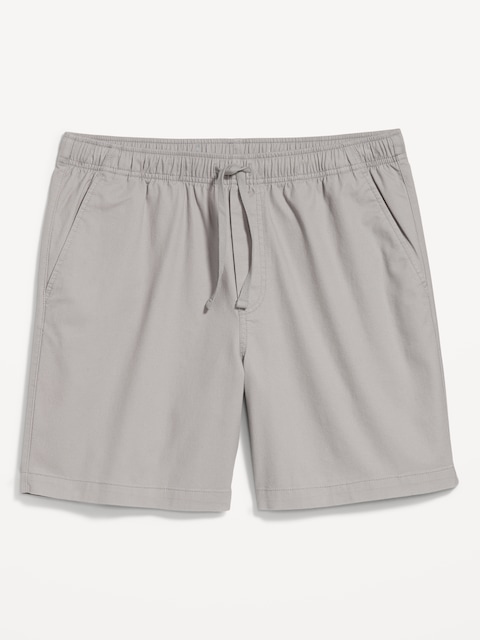 Twill Jogger Shorts -- 7-inch inseam