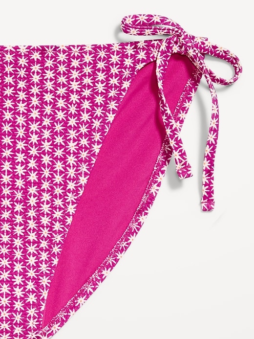 Image number 9 showing, Pique String Bikini Swim Bottoms