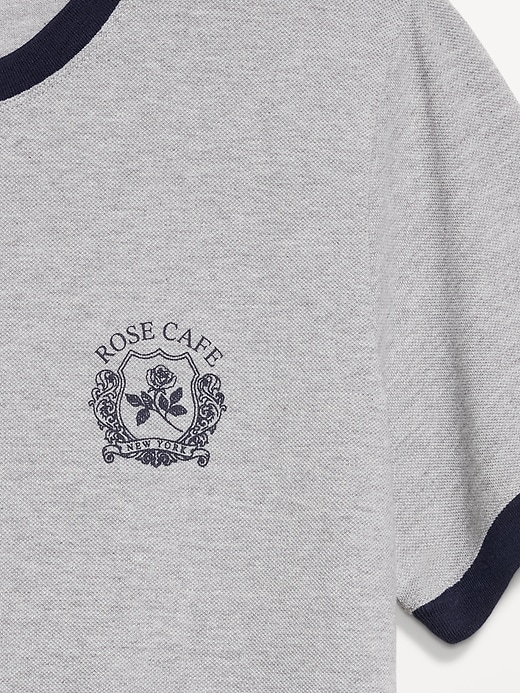 Image number 3 showing, Crew-Neck Pique T-Shirt