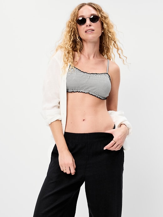 Image number 3 showing, Scoop-Neck Ruffle Swim Top