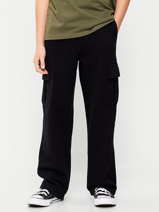 Image number 1 showing, Favorite Fleece Baggy Cargo Sweatpants for Boys