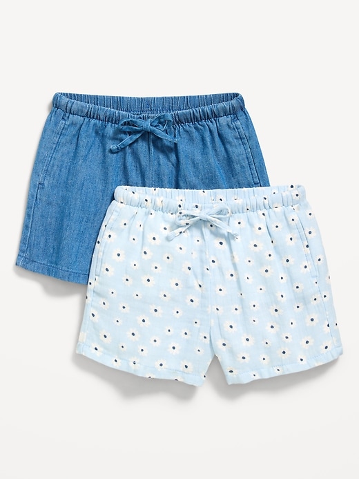 Image number 1 showing, Shorts 2-Pack for Toddler Girls