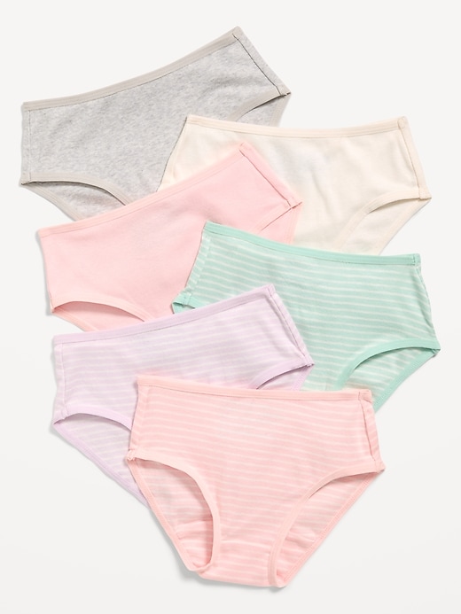 Image number 1 showing, Bikini Underwear 6-Pack for Toddler Girls