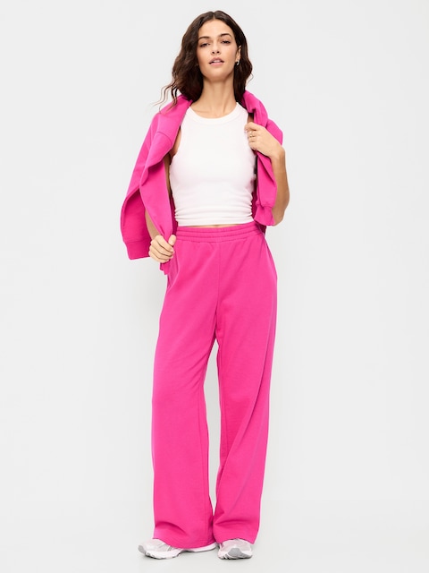 High-Waisted SoComfy Wide-Leg Sweatpants
