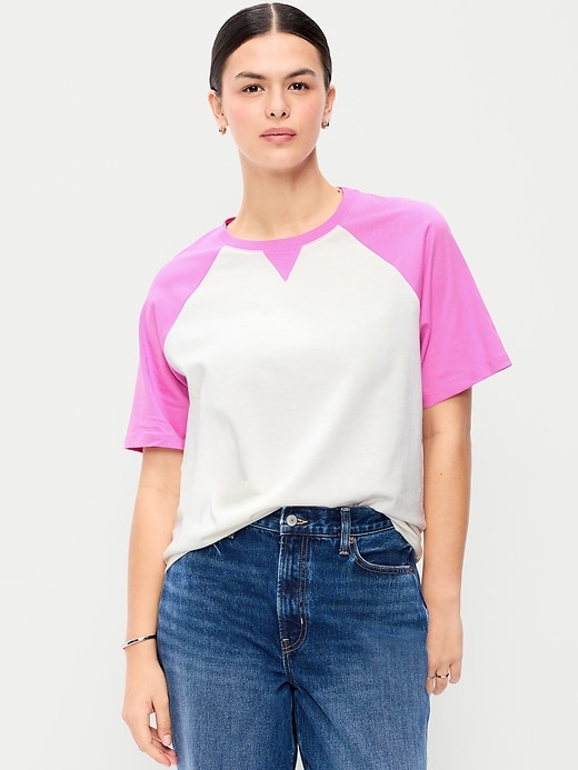 Image number 5 showing, Vintage Crew-Neck Raglan T-Shirt