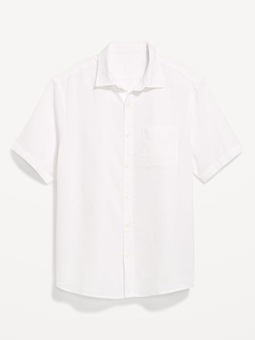 Image number 1 showing, Classic Fit Everyday Linen-Blend Shirt