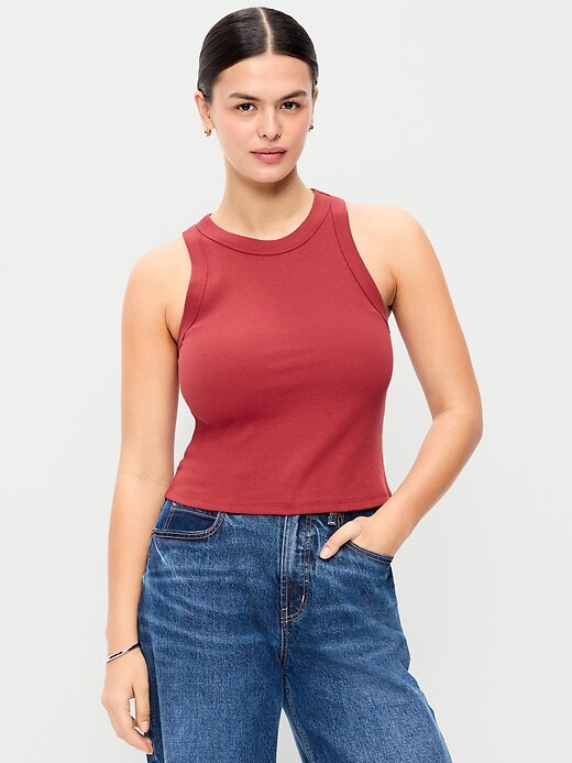 Image number 5 showing, Snug Crop Tank Top