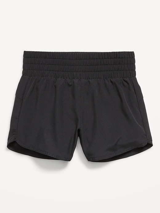 Image number 1 showing, High-Waisted Dolphin-Hem Run Shorts for Girls