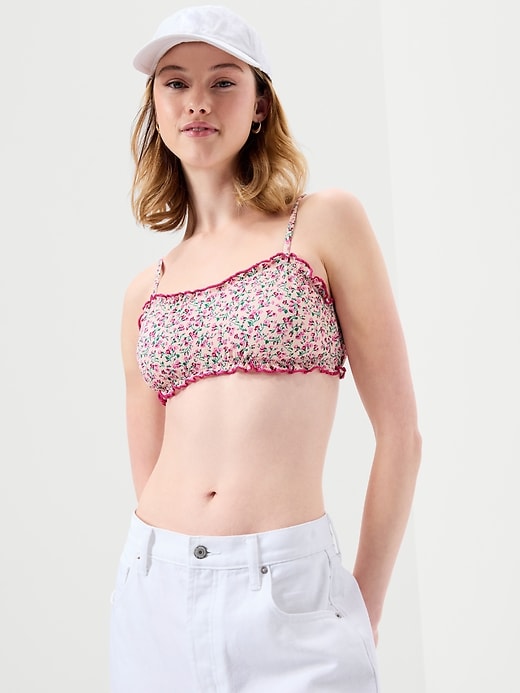 Image number 3 showing, Scoop-Neck Ruffle Swim Top