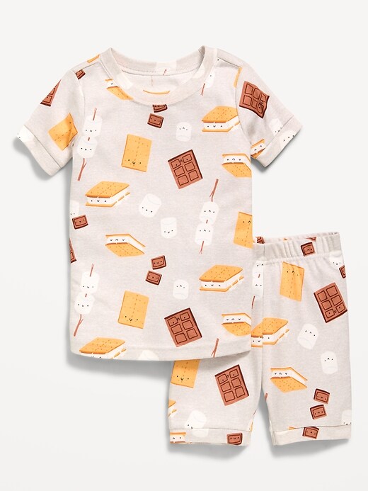 Image number 1 showing, Printed Snug-Fit Pajama Set for Toddler & Baby