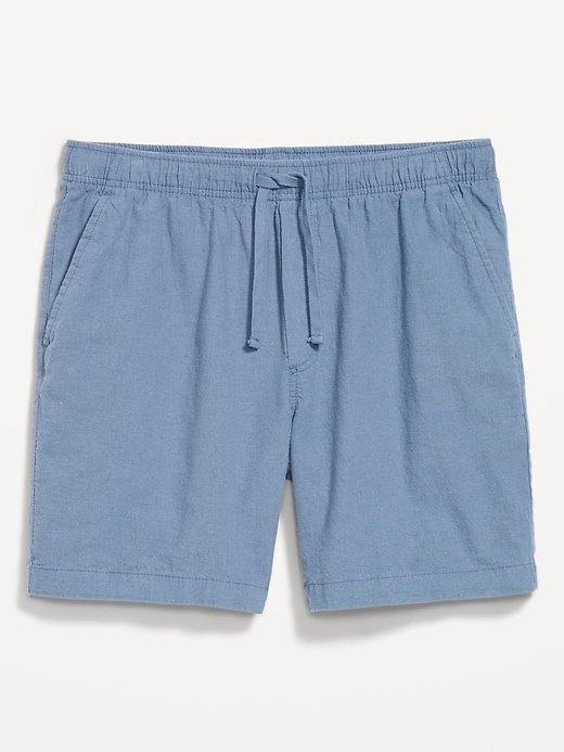 Image number 5 showing, Linen-Blend Jogger Shorts -- 7-inch inseam