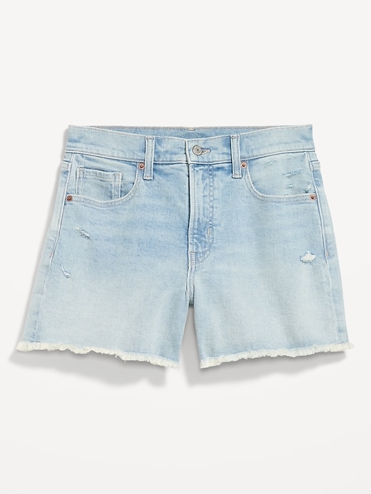 Image number 4 showing, High-Waisted OG Jean Shorts -- 4-inch inseam