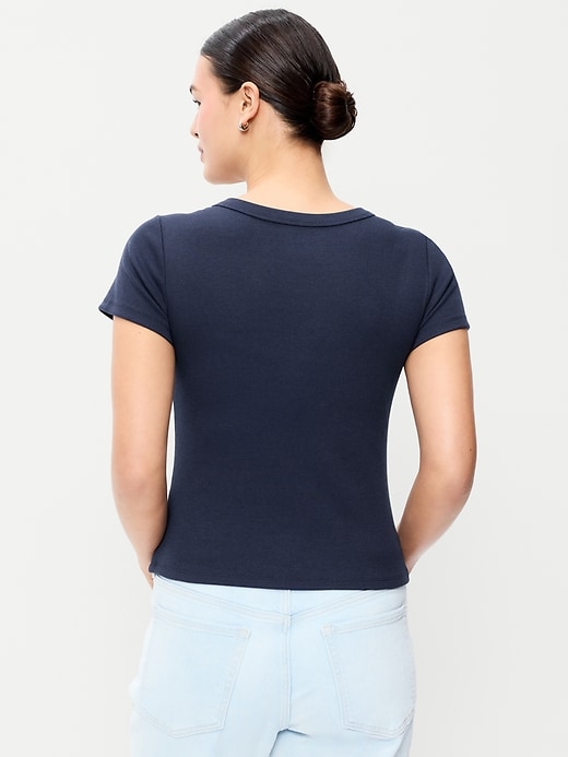 Image number 4 showing, Snug V-Neck T-Shirt