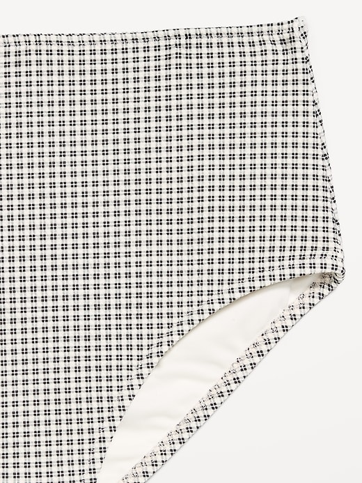 Image number 9 showing, High-Waisted Pique Bikini Swim Bottoms
