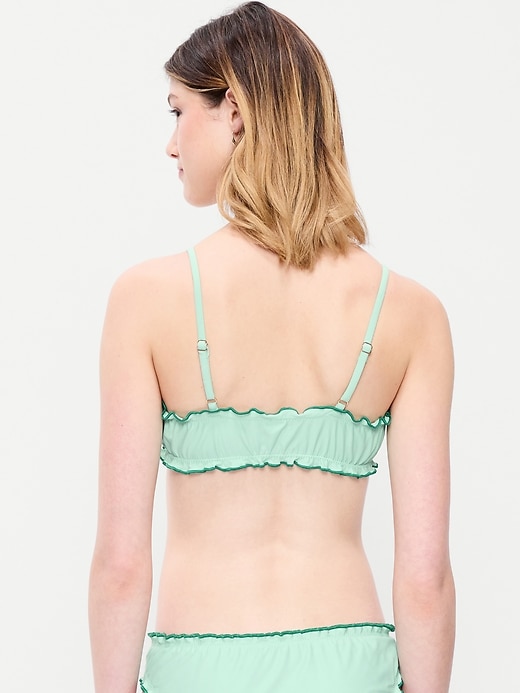 Image number 2 showing, Scoop-Neck Ruffle Swim Top