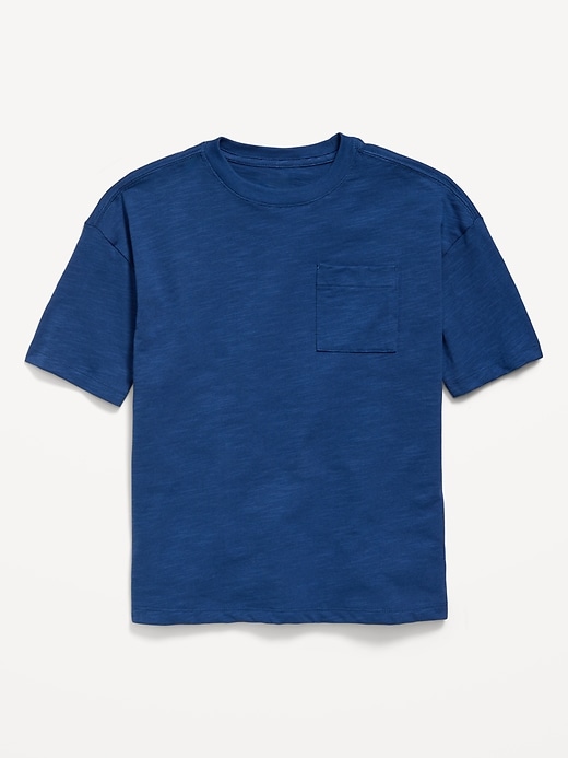 Image number 1 showing, Oversized Short-Sleeve Pocket T-Shirt for Boys