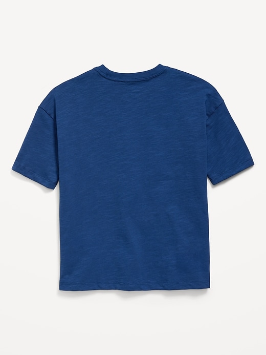 Image number 3 showing, Oversized Short-Sleeve Pocket T-Shirt for Boys
