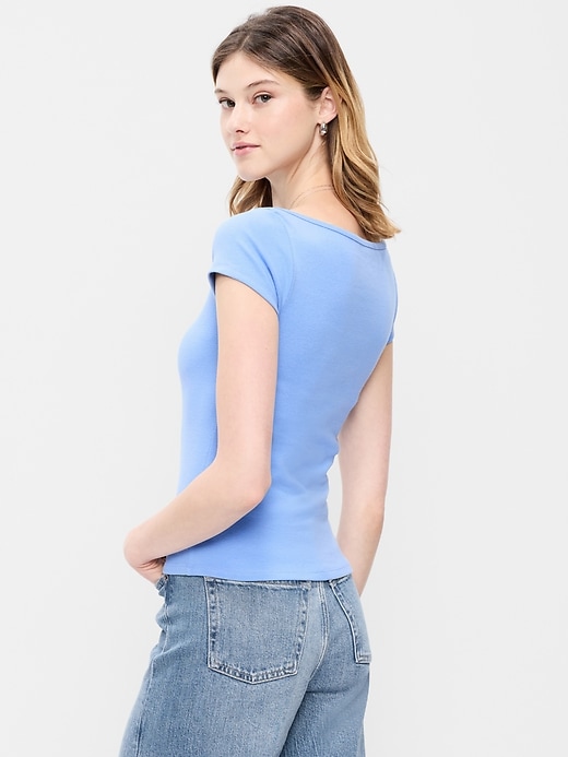 Image number 2 showing, Snug Boatneck T-Shirt