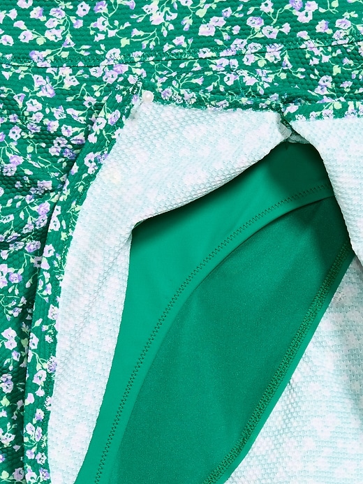 Image number 9 showing, High-Waisted Textured Swim Skirt