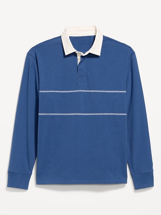 Image number 2 showing, Color-Block Rugby Polo