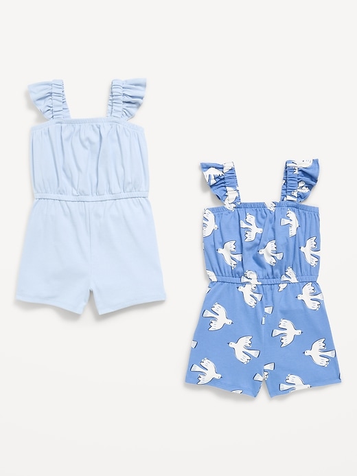Image number 2 showing, Sleeveless Romper 2-Pack for Toddler Girls