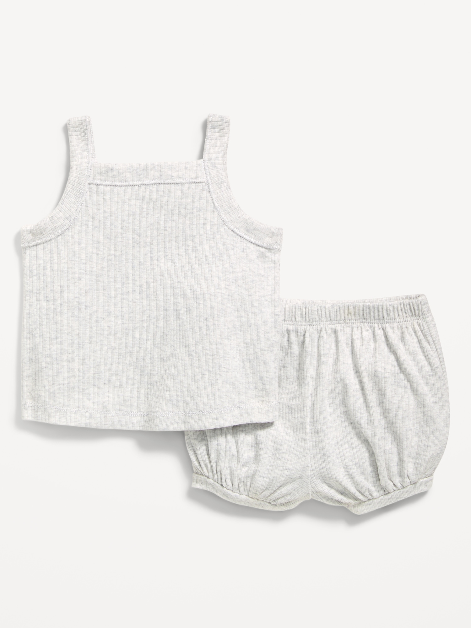 Ribbed Cami Tank and Shorts Set for Baby