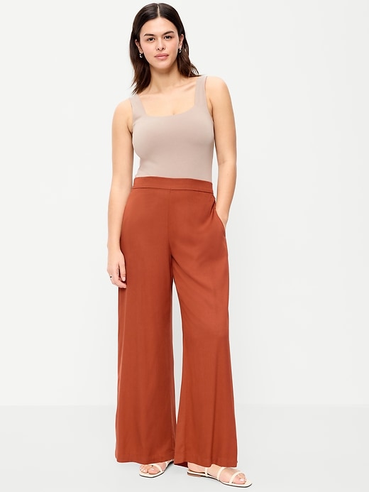 Image number 5 showing, High-Waisted Playa Wide-Leg Pants