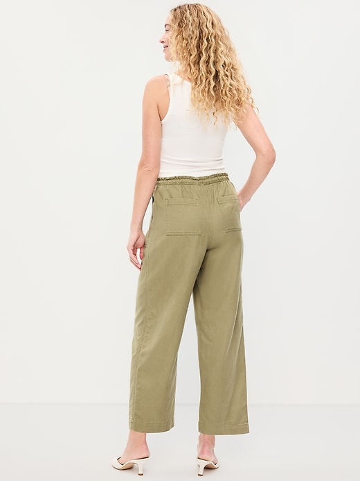 Image number 3 showing, High-Waisted Utility Ankle Pants