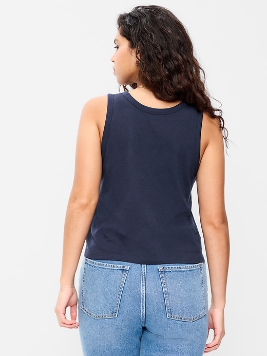 Image number 6 showing, Relaxed Scoop-Neck Tank Top